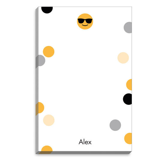 Emoji Sunglasses Dots Notepads